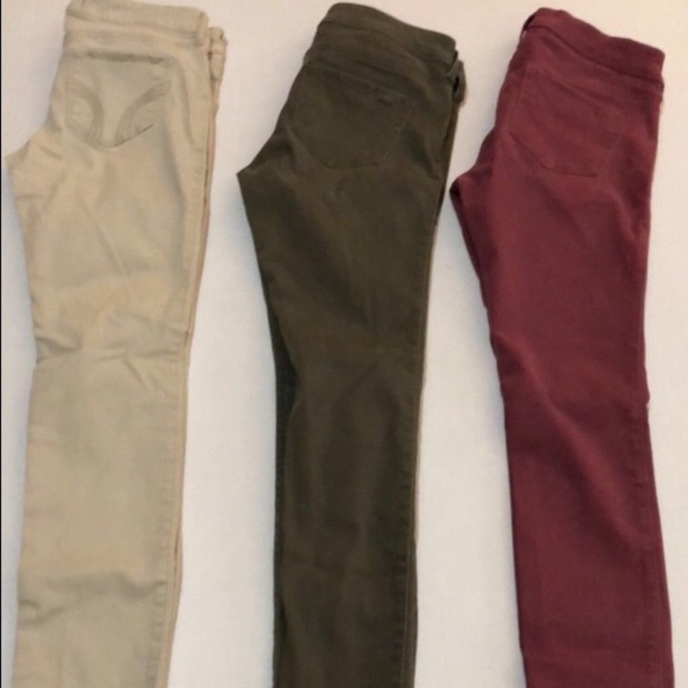 Hollister Khaki and Jeggings